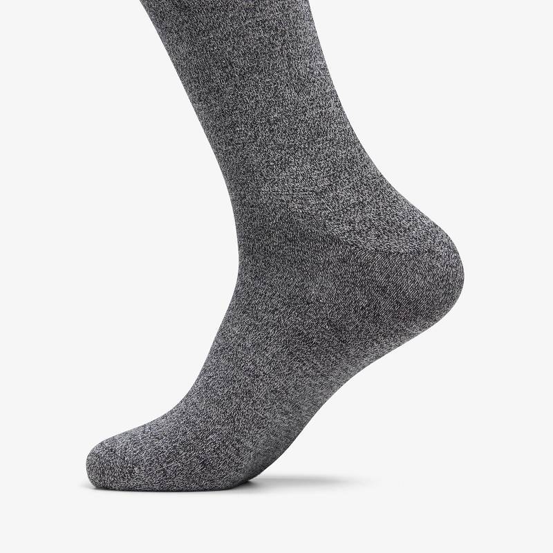 Black Clarks Marled Crew Sock | CLKS-84182