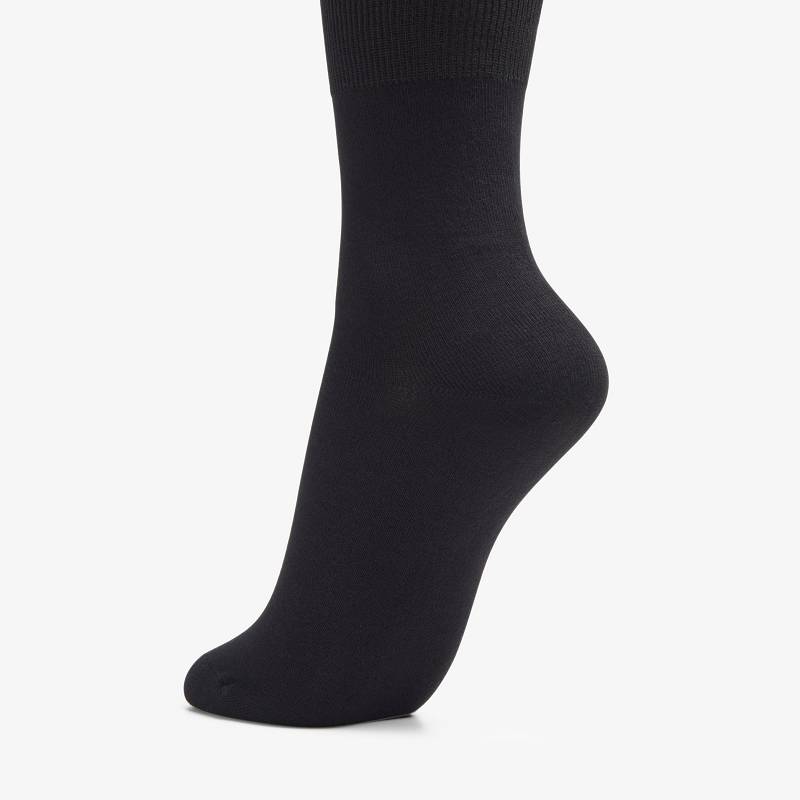 Black Clarks Solid Dress Crew Sock | CLKS-84656