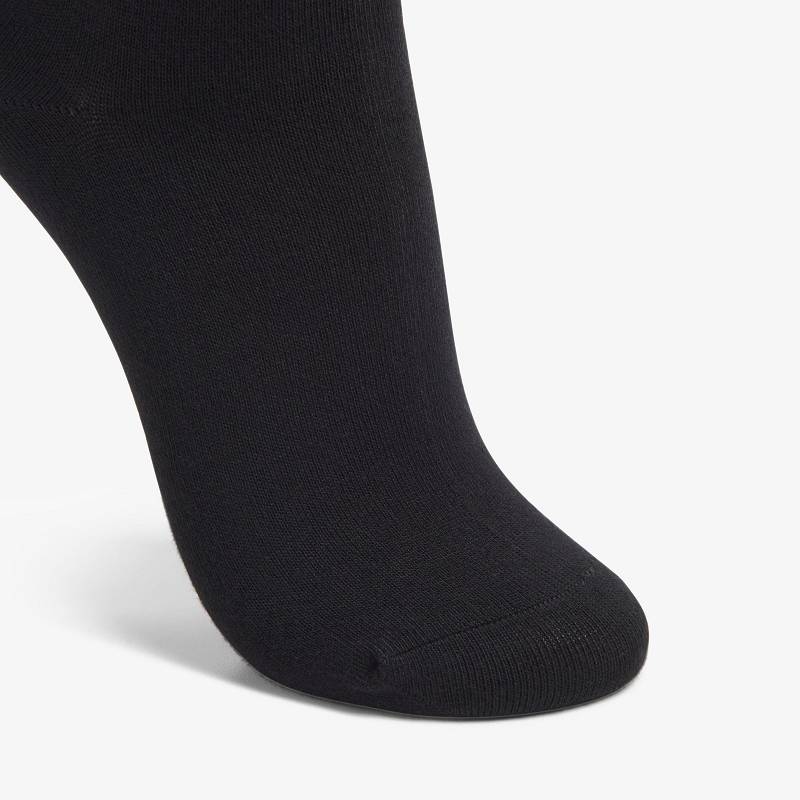 Black Clarks Solid Dress Crew Sock | CLKS-84656