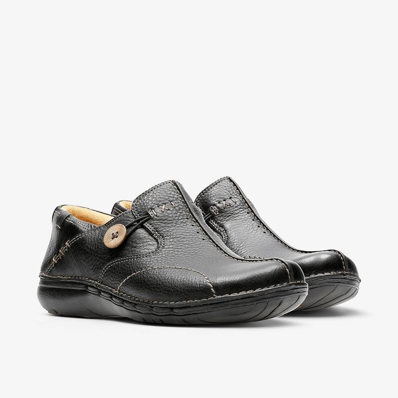 Black Clarks Un Loop | CLKS-84769