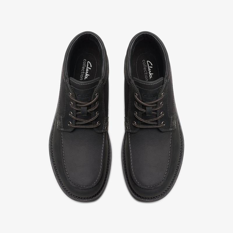 Black Combination Clarks Maplewalk Moc | CLKS-84525