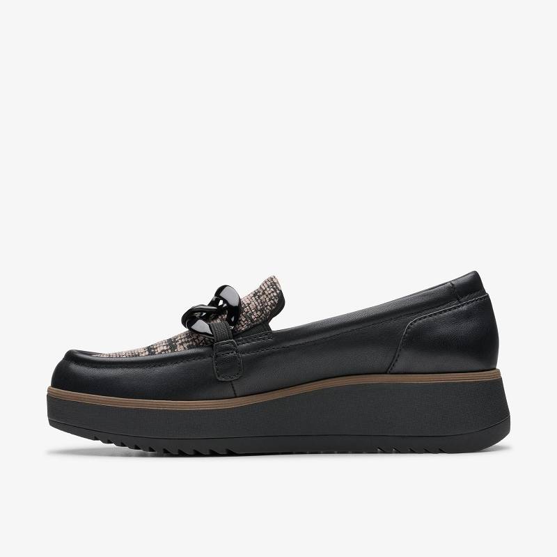 Black Combination Textile Clarks Zylah May | CLKS-85368