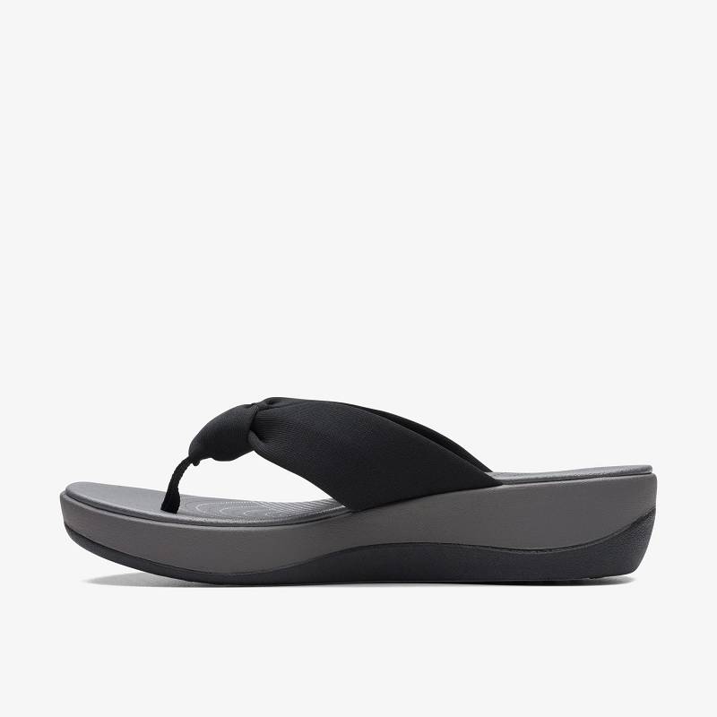 Black Fabric Clarks Arla Glison | CLKS-84741