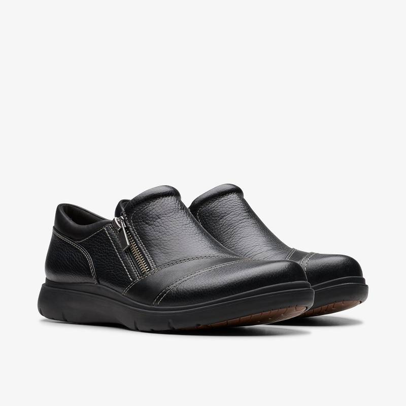 Black Leather Clarks Certina Pure | CLKS-85311