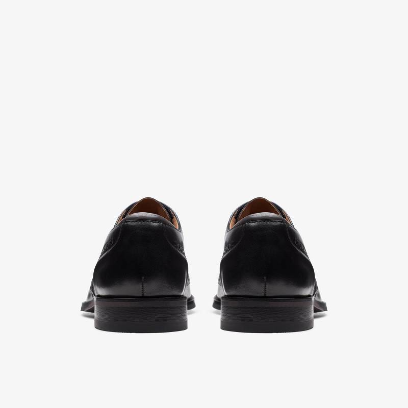 Black Leather Clarks Craft Arlo Limit | CLKS-84404