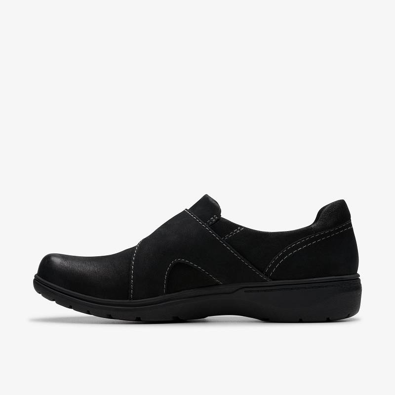 Black Nubuck Clarks Carleigh Jazz | CLKS-85343