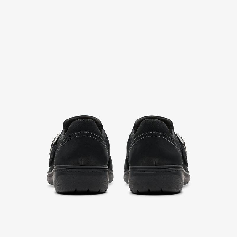 Black Nubuck Clarks Carleigh Jazz | CLKS-85343