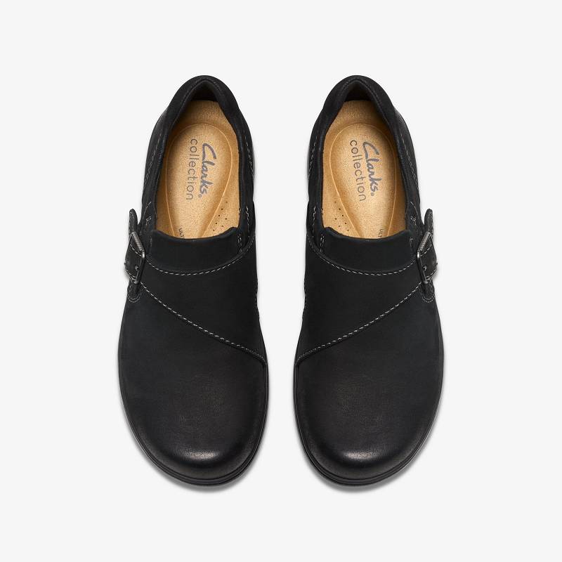 Black Nubuck Clarks Carleigh Jazz | CLKS-85343