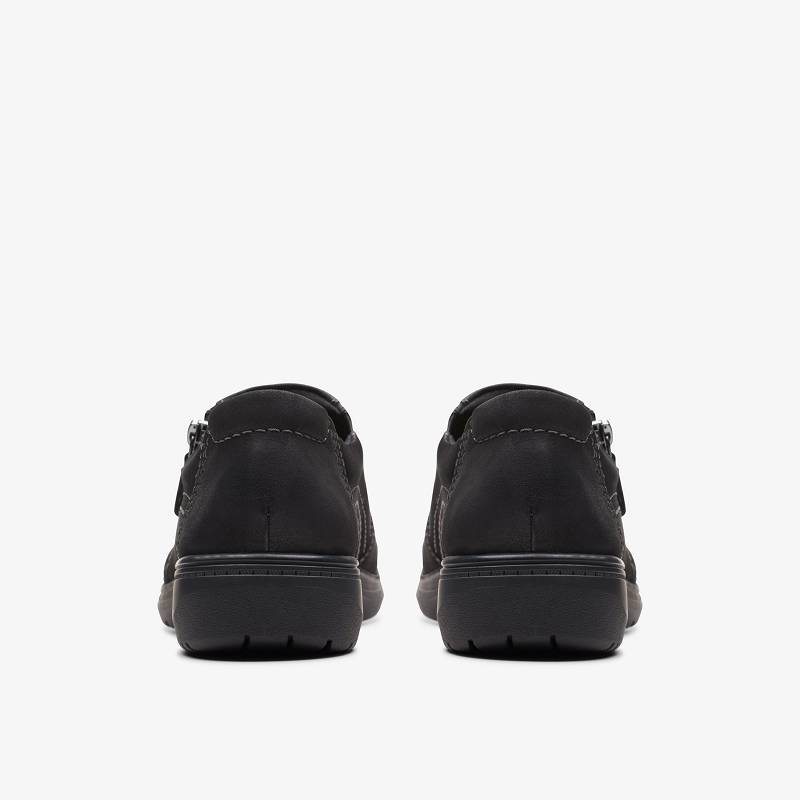 Black Nubuck Clarks Carleigh Ray | CLKS-85357