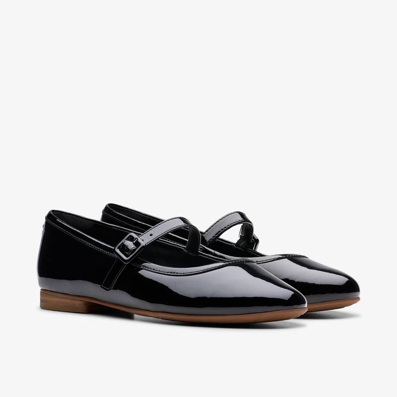 Black Patent Clarks Fawna Sky | CLKS-85282