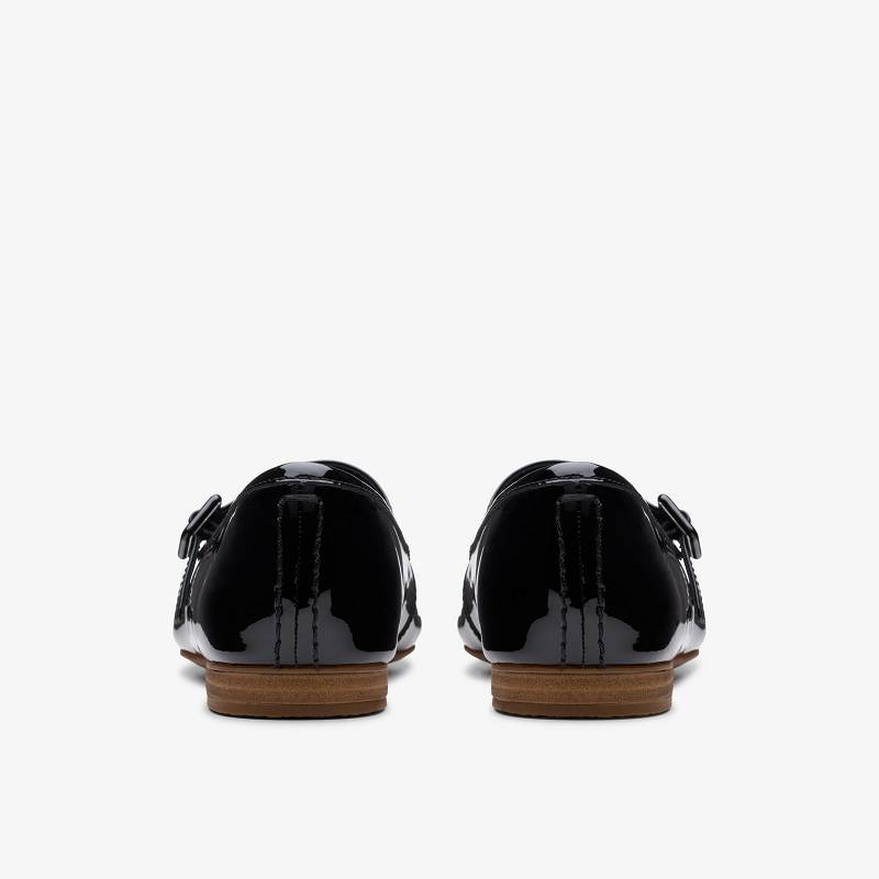 Black Patent Clarks Fawna Sky | CLKS-85282