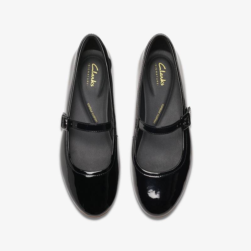 Black Patent Clarks Fawna Sky | CLKS-85282