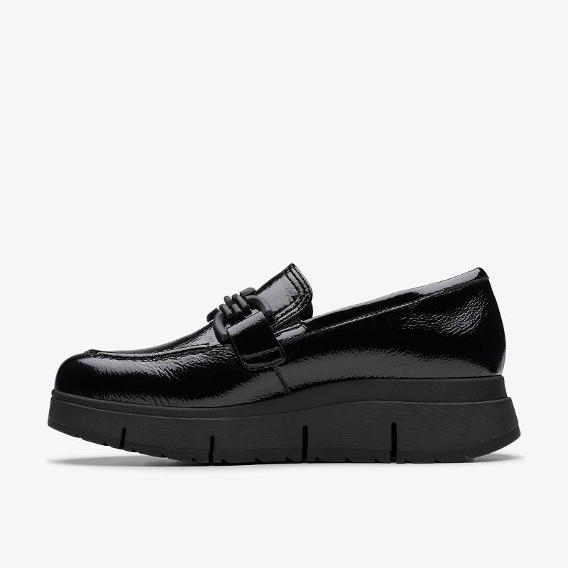 Black Patent Clarks Loriini Izzy | CLKS-85406