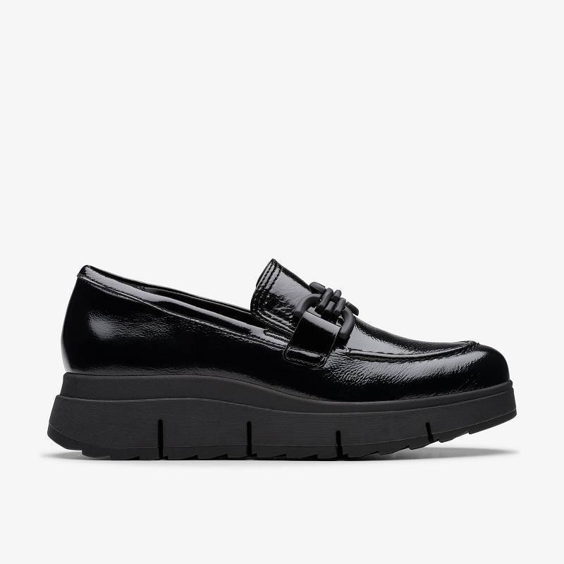 Black Patent Clarks Loriini Izzy | CLKS-85406