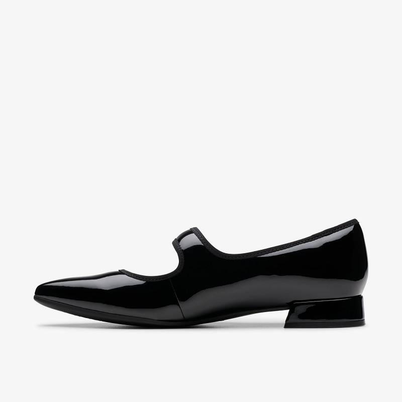 Black Patent Clarks Natalyn May | CLKS-85339