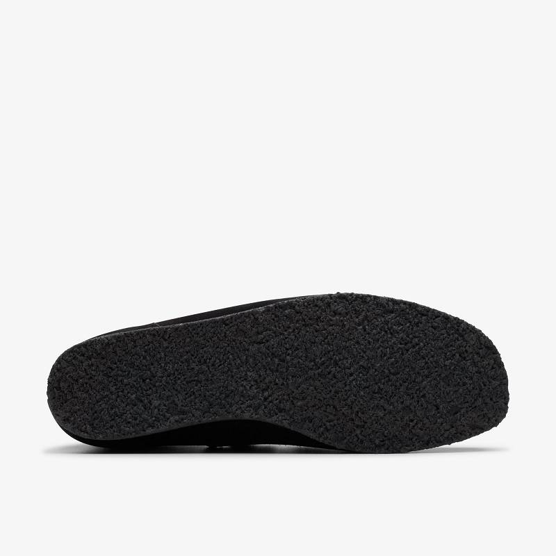 Black Suede Clarks Walla Boot Buckle | CLKS-85608