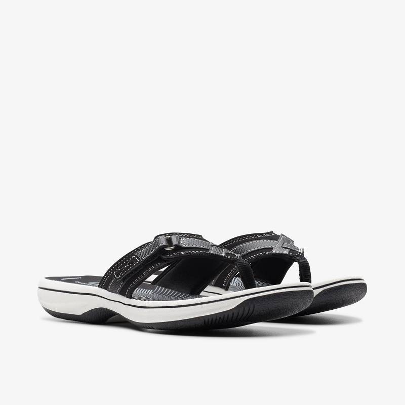 Black Synthetic Clarks Breeze Sea | CLKS-84928