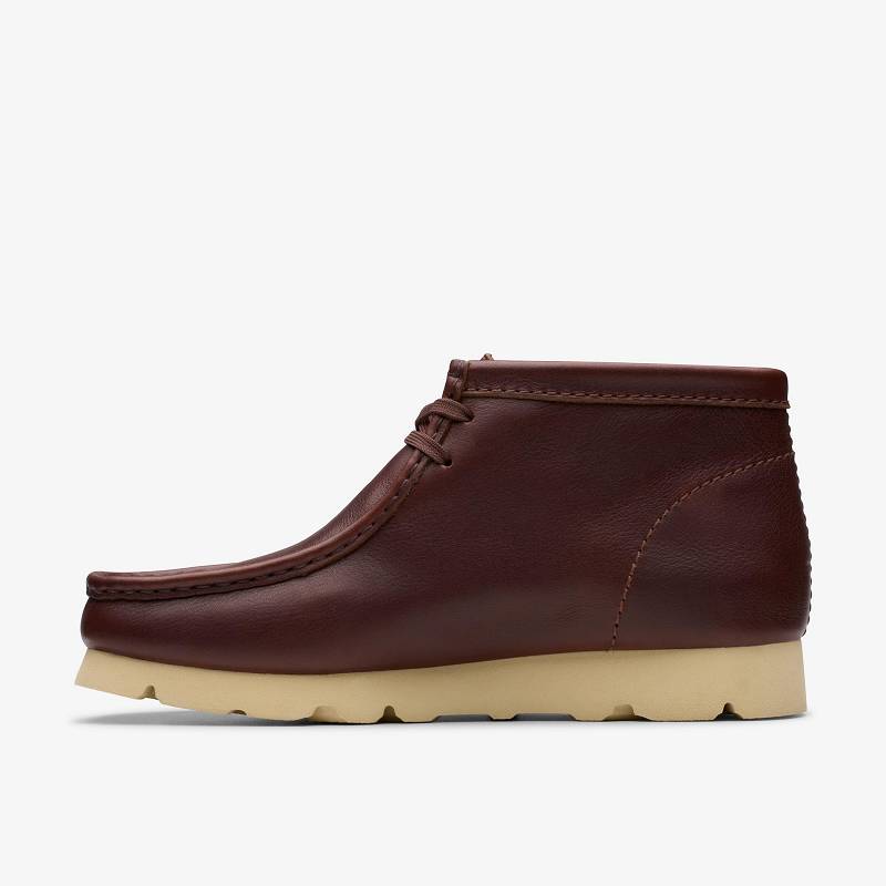 British Tan Leather Clarks Wallabee Boot Gore-Tex | CLKS-84517