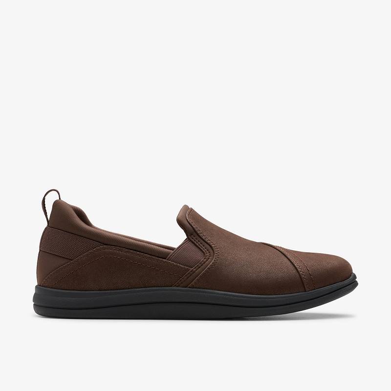 Brown Clarks Breeze Dawn | CLKS-84783