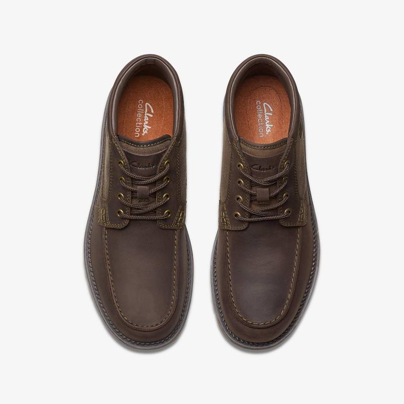 Brown Clarks Maplewalk Moc | CLKS-84526