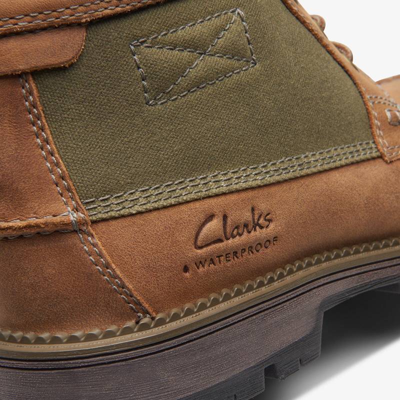 Brown Combination Clarks Maplewalk Moc | CLKS-84528