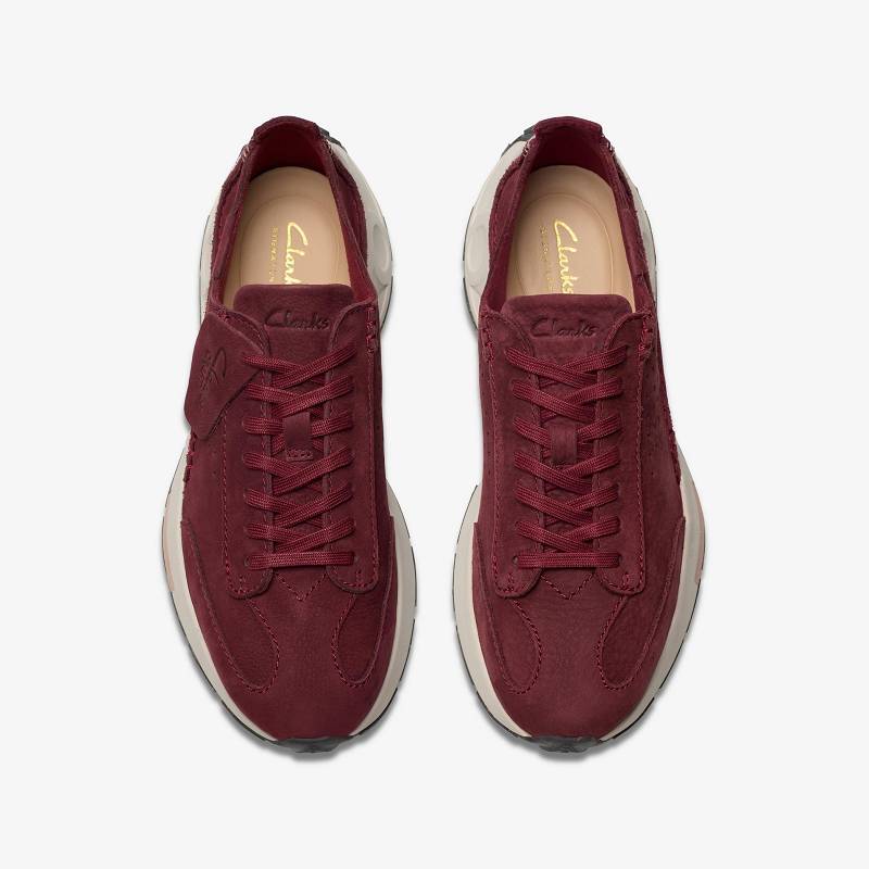 Burgundy Nubuck Clarks Craft Speed | CLKS-85166