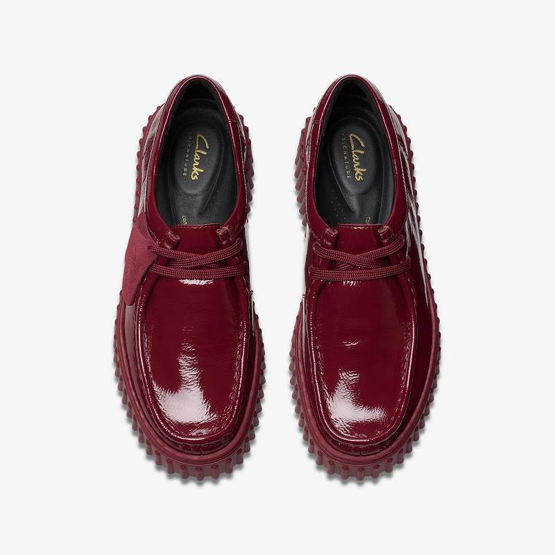 Burgundy Patent Clarks Torhill Bee | CLKS-84685