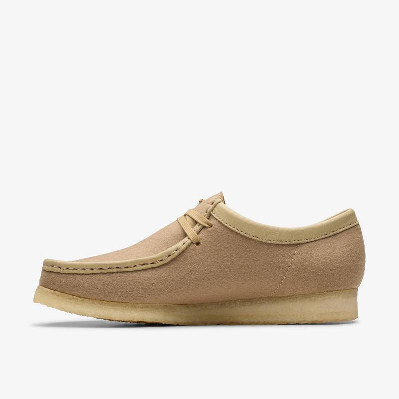 Camel Wool Clarks Wallabee | CLKS-84483