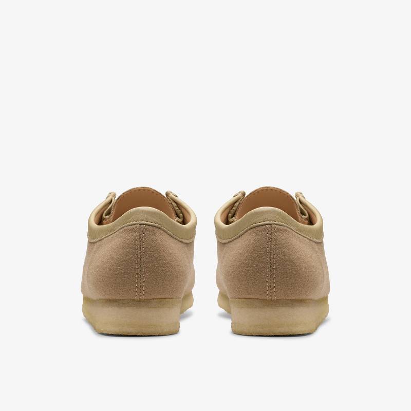 Camel Wool Clarks Wallabee | CLKS-84483