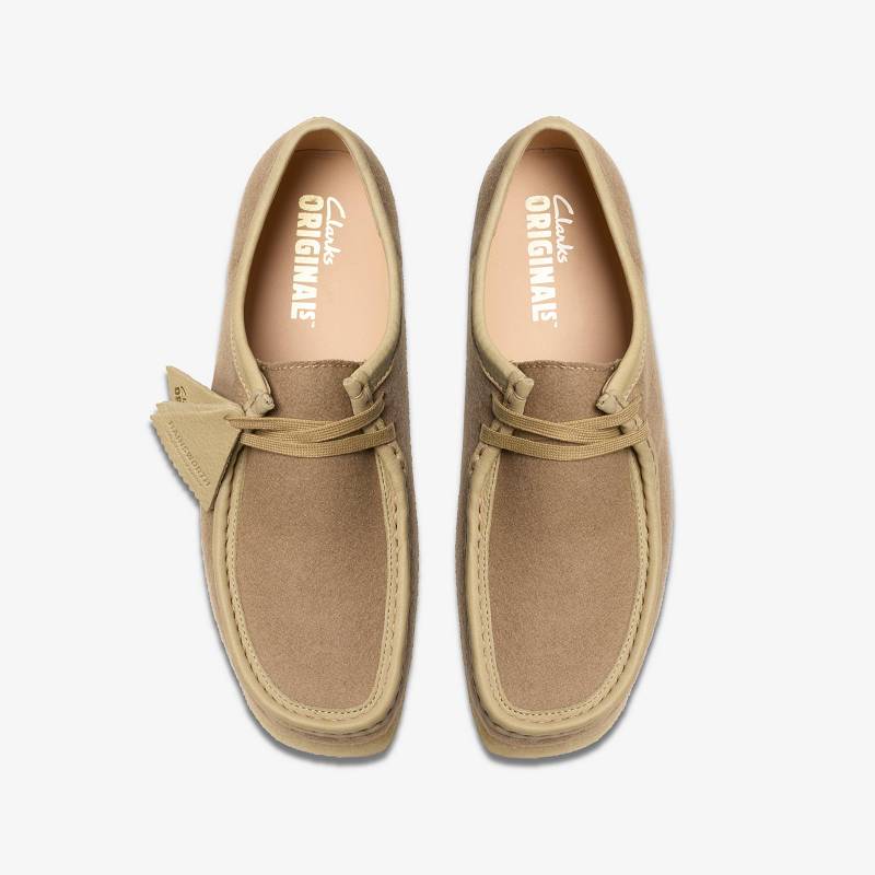 Camel Wool Clarks Wallabee | CLKS-84483