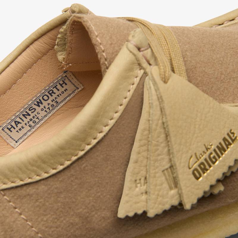 Camel Wool Clarks Wallabee | CLKS-84483