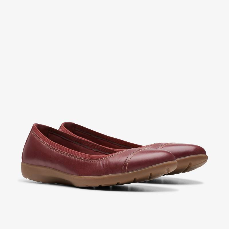 Chestnut Leather Clarks Meadow Opal | CLKS-85341