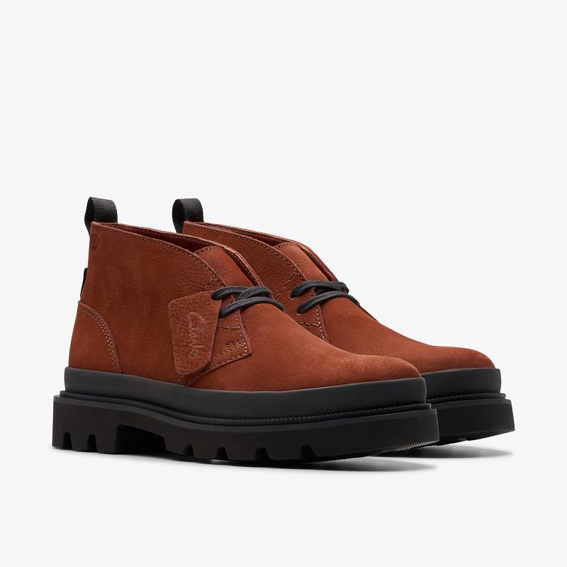 Chestnut Nubuck Clarks Badell Desert Boot | CLKS-84574