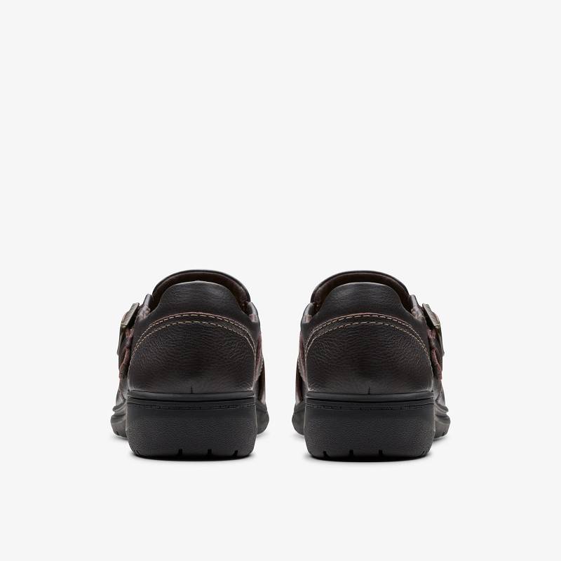 Chocolate Leather Clarks Carleigh Jazz | CLKS-85342