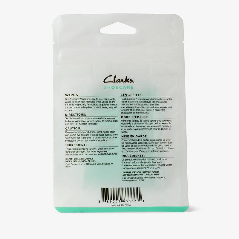 Clarks Wipes 5 Pack | CLKS-84651