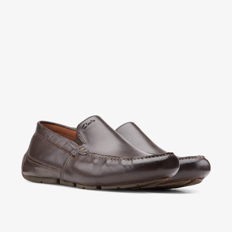 Dark Brown Clarks Markman Plain | CLKS-84276