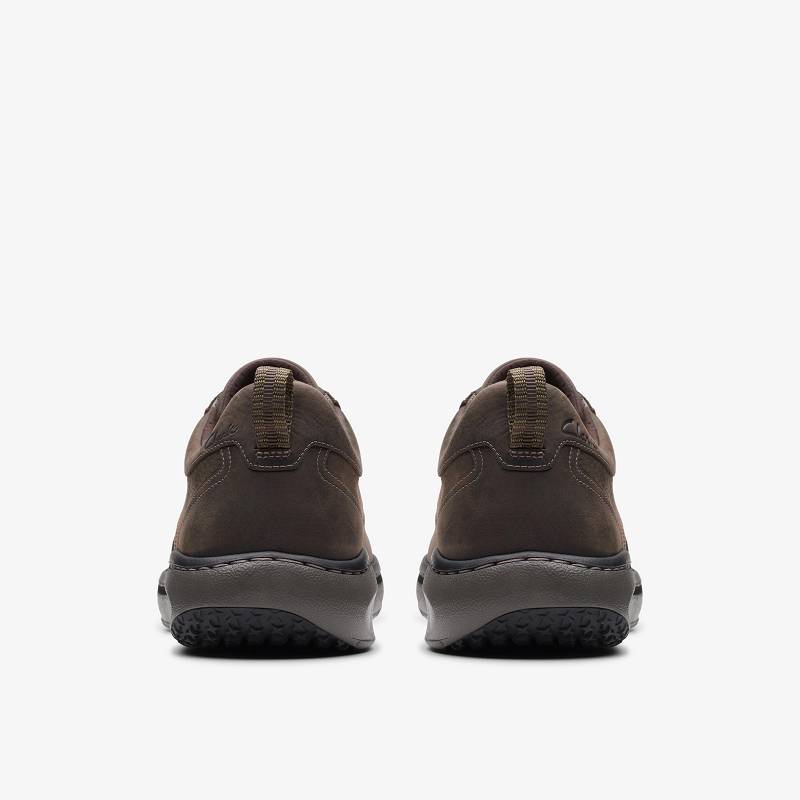 Dark Brown Tumbled Clarks Pro Lace | CLKS-84241