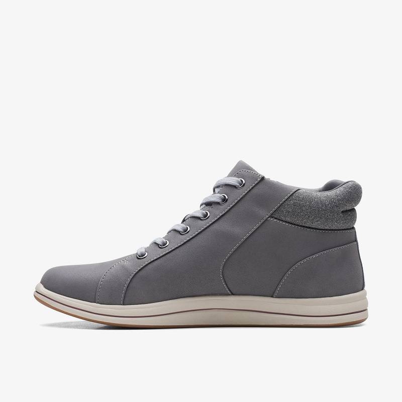 Dark Grey Clarks Breeze Glide | CLKS-85545