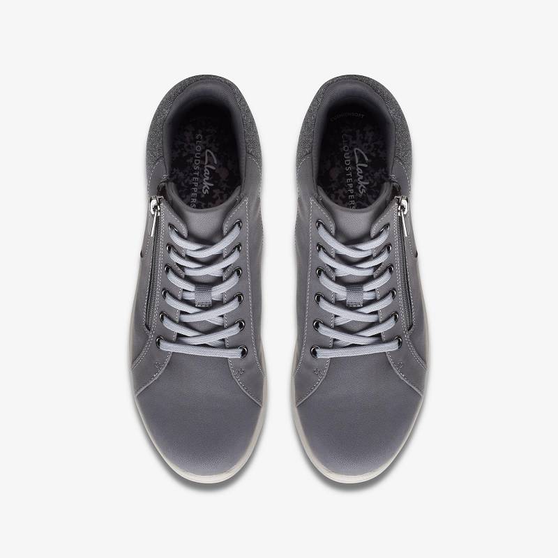 Dark Grey Clarks Breeze Glide | CLKS-85545