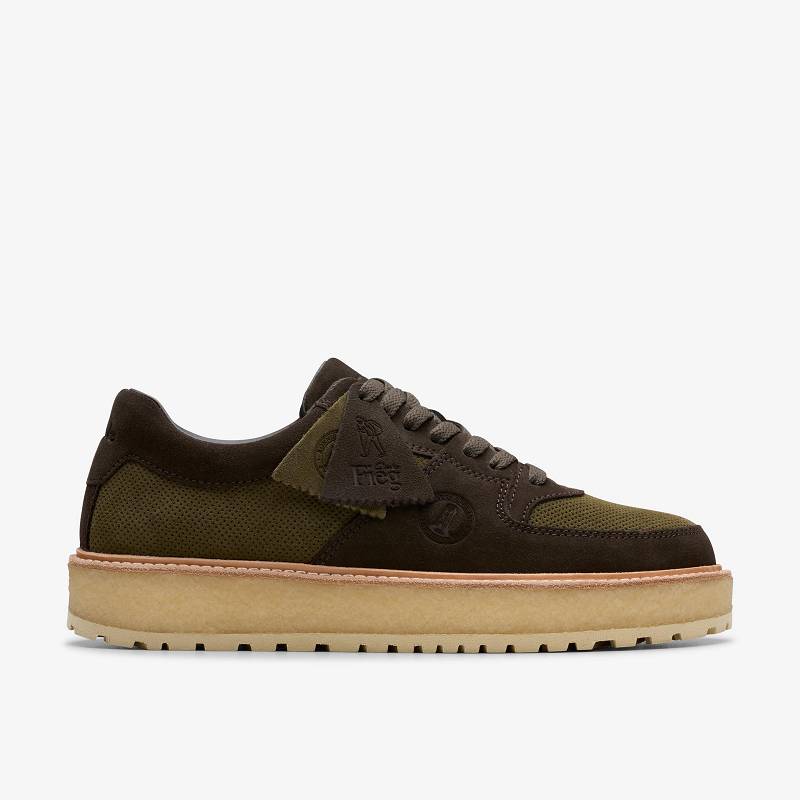 Dark Olive Combination Clarks Sandford 2 X Ronnie Fieg Dark Olive Combination | CLKS-84257