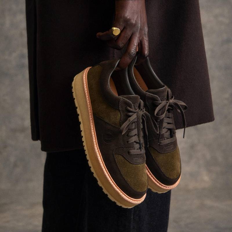 Dark Olive Combination Clarks Sandford 2 X Ronnie Fieg Dark Olive Combination | CLKS-84257