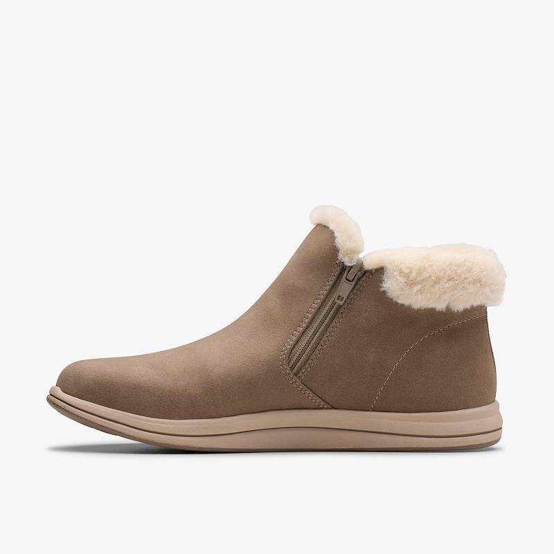 Dark Taupe Clarks Breeze Twist | CLKS-85558