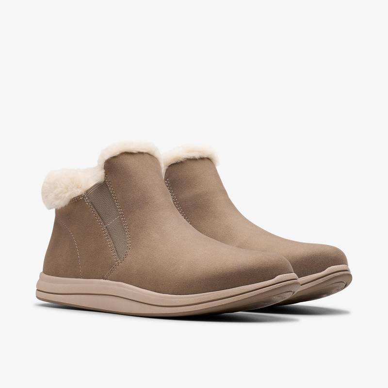 Dark Taupe Clarks Breeze Twist | CLKS-85558