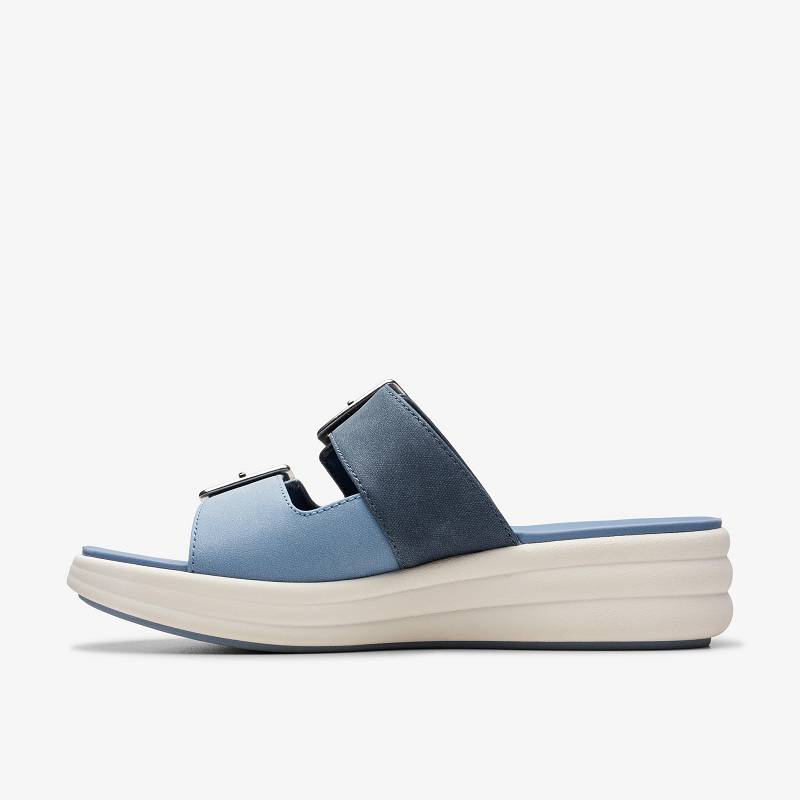 Denim Combination Clarks Drift Buckle | CLKS-84925