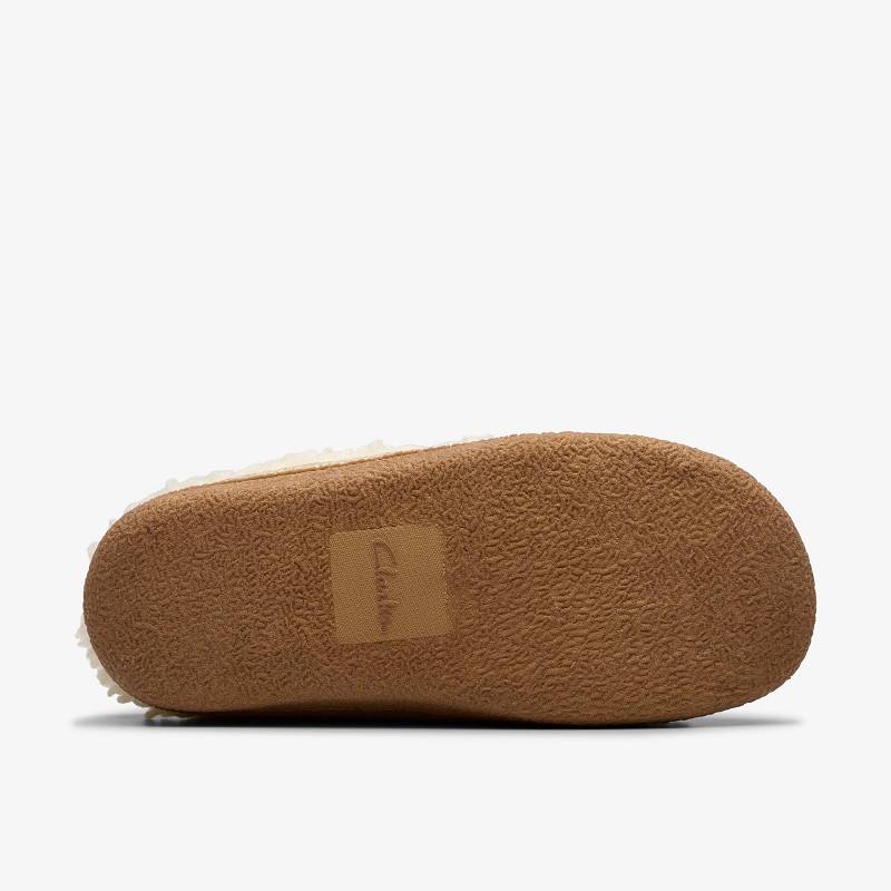 Ivory Clarks Belle Wych Slippers | CLKS-84676