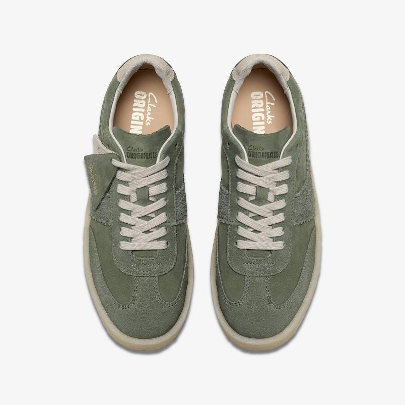 Khaki/Green Combination Clarks Tor 80 | CLKS-85156