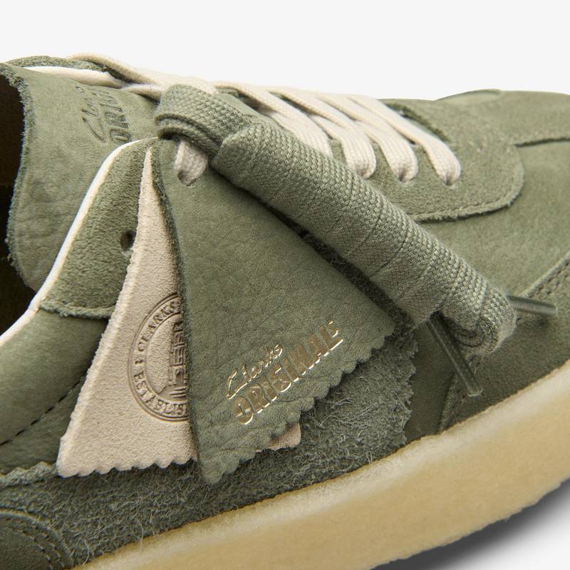 Khaki/Green Combination Clarks Tor 80 | CLKS-85156