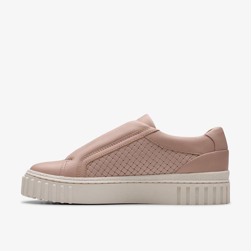 Light Pink Leather Clarks Mayhill Bay | CLKS-85179