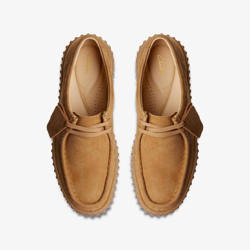 Light Tan Nubuck Clarks Torhill Bee | CLKS-84682