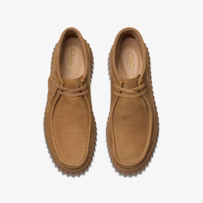 Light Tan Nubuck Clarks Torhill Moss | CLKS-85485